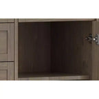 54-Inch Transitional Sideboard Buffet in Smoky Brown