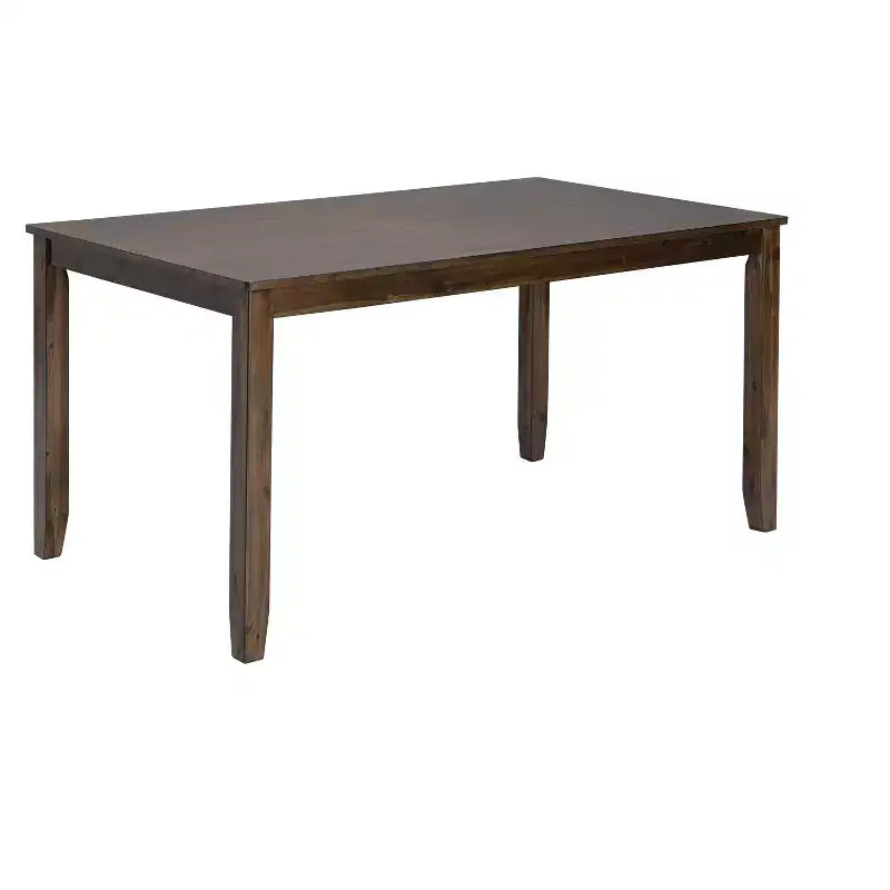 sumyeg 6 Piece Wooden Dining Table Set with Table, 4 Upholstered Chairs and Bench
