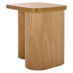 End Table with Wood Legs and Ash Veneer Top