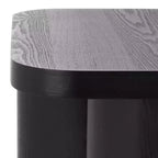 End Table with Wood Legs and Ash Veneer Top