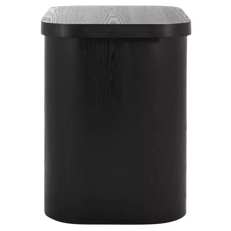 End Table with Wood Legs and Ash Veneer Top