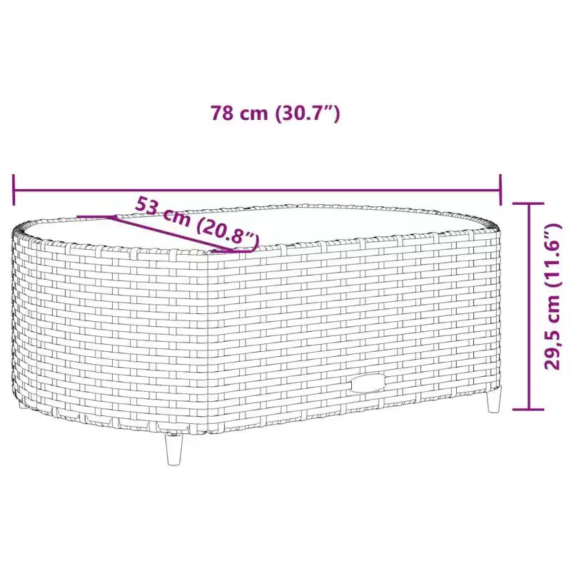 vidaXL loungeset voor terras met kussens, loungeset voor buiten, tuinmeubelen van polyrotan