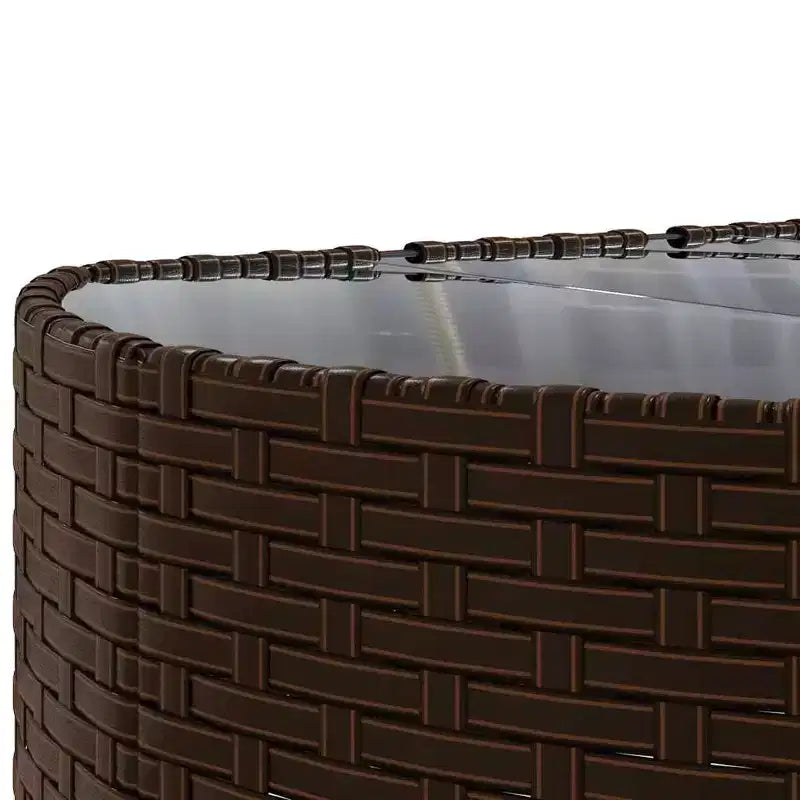 vidaXL loungeset voor terras met kussens, loungeset voor buiten, tuinmeubelen van polyrotan