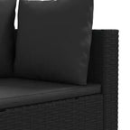 vidaXL loungeset voor terras met kussens, loungeset voor buiten, tuinmeubelen van polyrotan