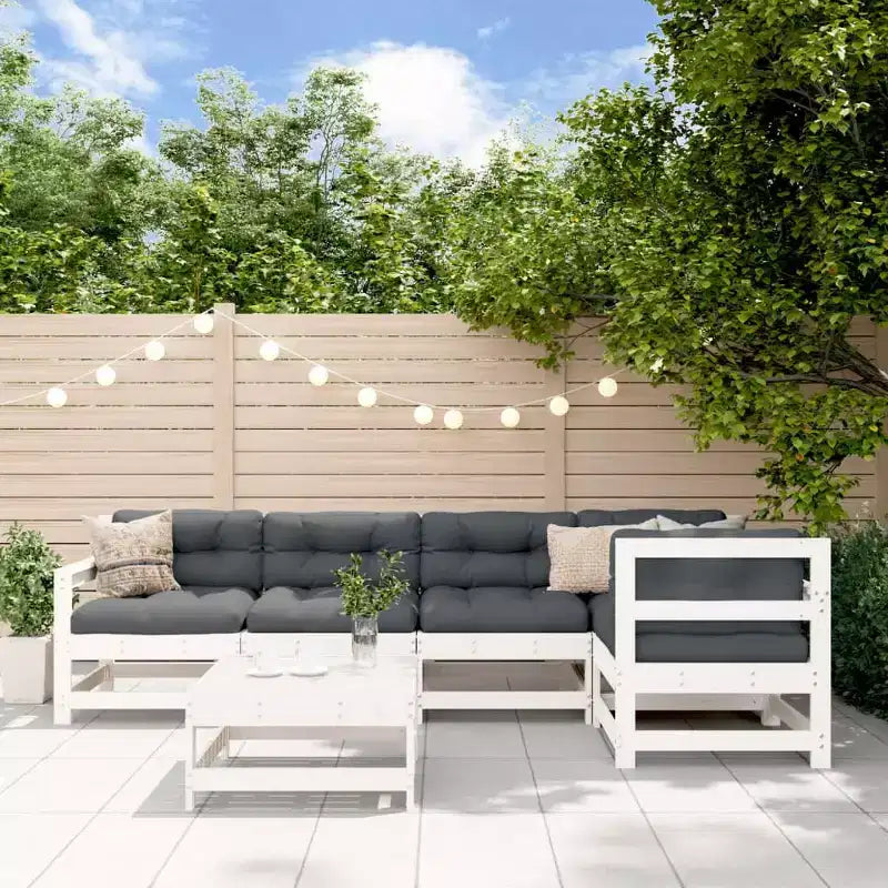 vidaXL loungeset voor terras, tuinmeubelset voor buiten van massief grenenhout