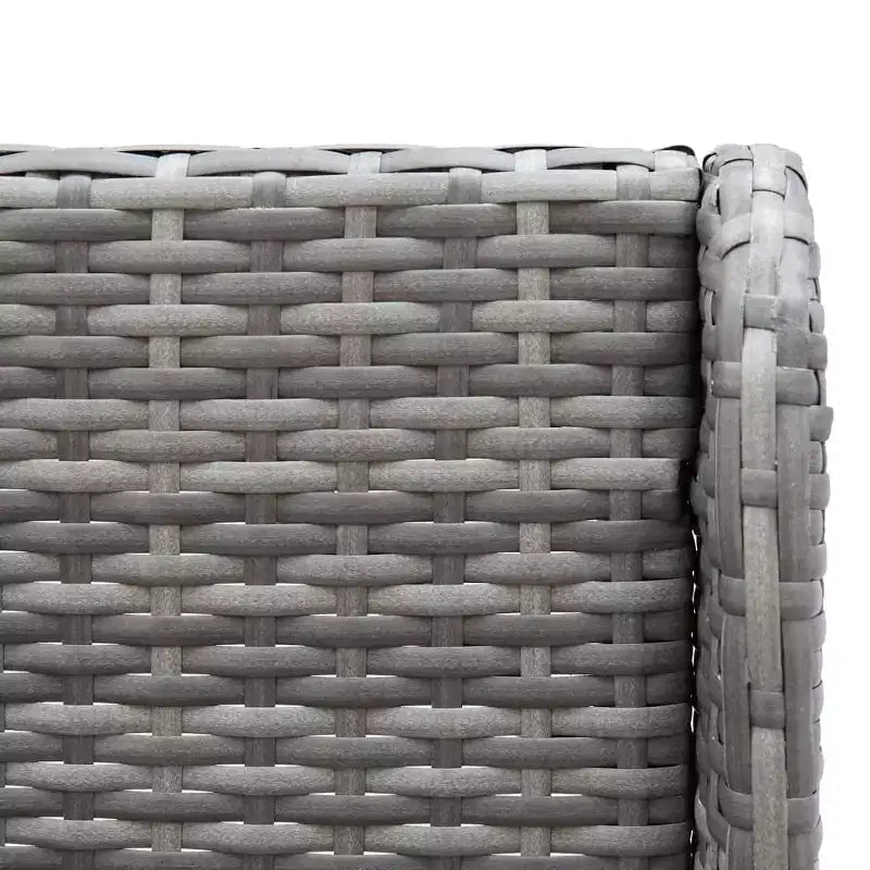 vidaXL Corner Sofa Outdoor Sectional Sofa Set with Cushions 2 Piece PE Rattan