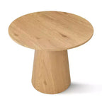 Round Dining Table Set with 2 Chenille Armchairs, Modern Pedestal Table and Upholstered Chairs with Full Back and Arms-Panipeachy