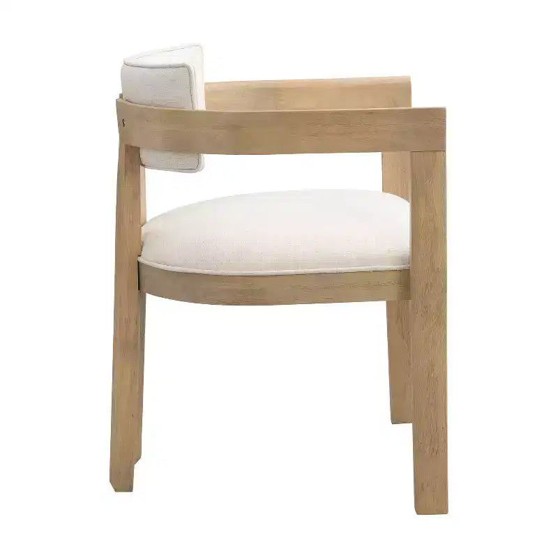 Christopher Knight Home Shankar moderne ronde eettafelset met 5 delen en stoelen met bekleding van rubberhout