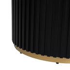 Christopher Knight Home Shankar moderne ronde eettafelset met 5 delen en stoelen met bekleding van rubberhout