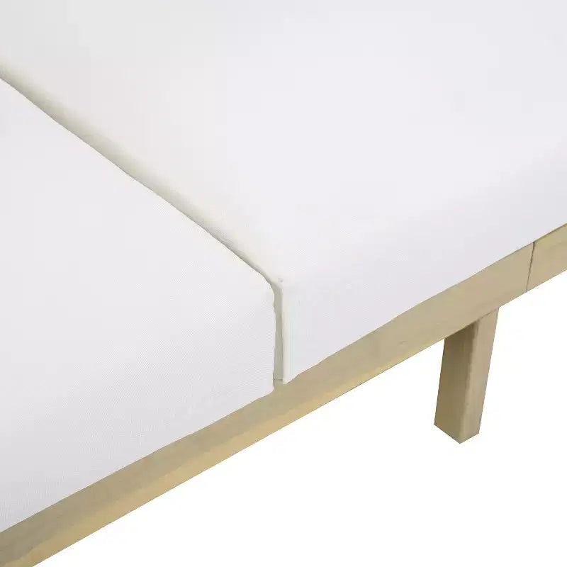 ModernLuxe 4/5-delige loungeset voor buiten, hoekbankgroep van acaciahout en wicker met waterdichte kussens, licht teak/crème