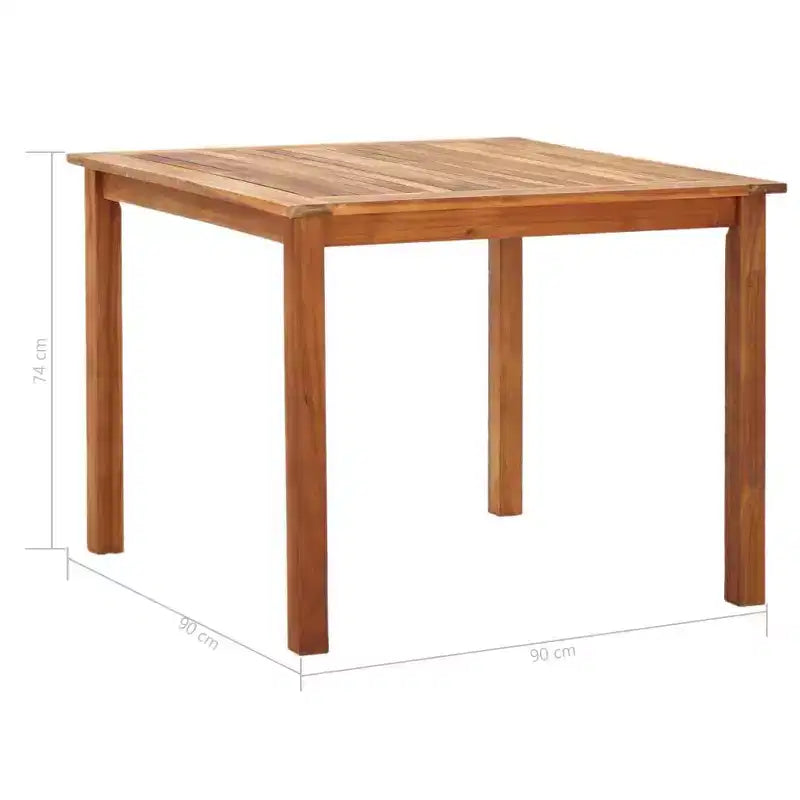 vidaXL Dining Set Natural, grey, dark grey