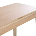 3-delige Alberts eetset van massief hout met verborgen opbergruimte en inklapbare tafel - Linon: compact, ruimtebesparend ontwerp