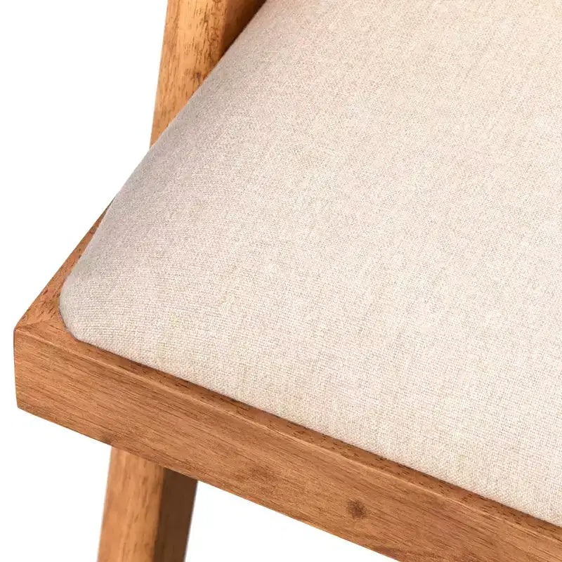 Buylateral 5pc 45" Morena Modern Round Dining Set Light Walnut