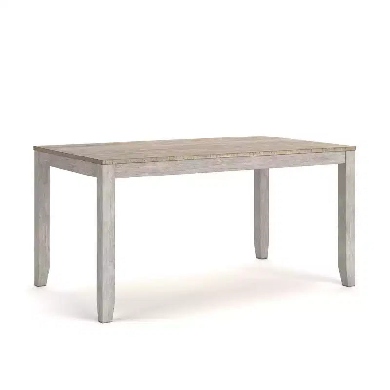 Signature Design by Ashley Set of 7 Skempton Dining Room Table Set Light Brown: Modern 6-Seater Rectangle Non-Extension