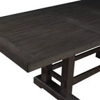 7pc Napa Counter Height Dining Set Dusky Cedar - Steve Silver Co.: Expandable, Farmhouse Style, Seats 8-10