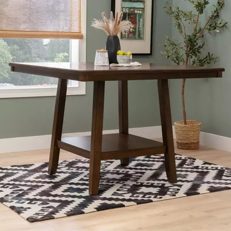 Powell 5pc Barnes Counter Height Dining Set Brown