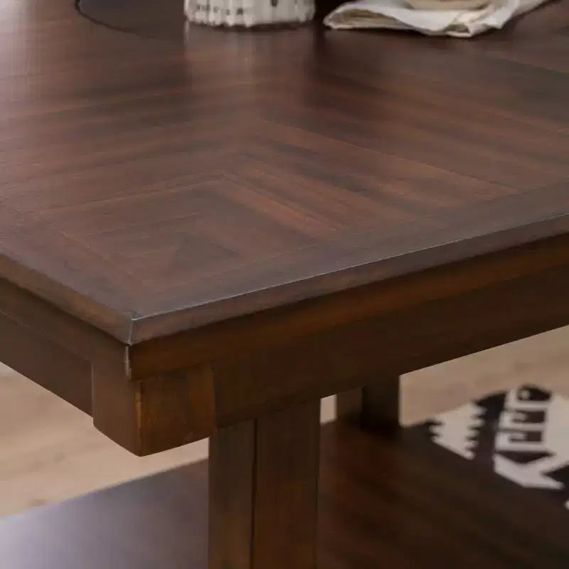 Powell 5pc Barnes Counter Height Dining Set Brown