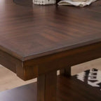 Powell 5pc Barnes Counter Height Dining Set Brown
