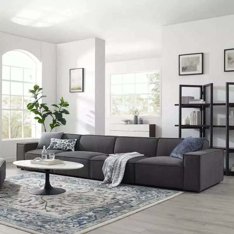 4pc Restore Sectional Sofa with Ottoman - Modway