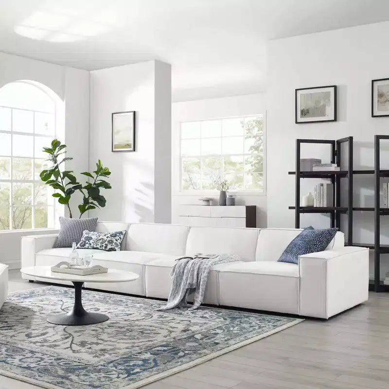 4pc Restore Sectional Sofa with Ottoman - Modway