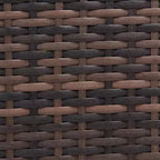 3-delige loungeset voor de tuin van wicker met kussens - EDYO LIVING