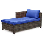 3-delige loungeset voor de tuin van wicker met kussens - EDYO LIVING