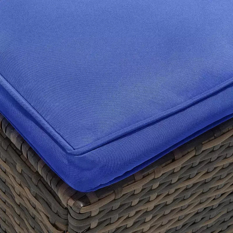 3-delige loungeset voor de tuin van wicker met kussens - EDYO LIVING