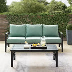 Crosley 2pc Kaplan Outdoor Sofa Set