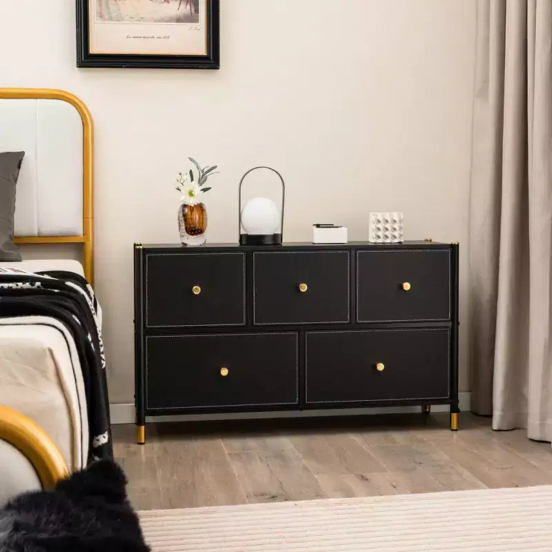 Fabric Dresser Tower with Foldable Drawers – 6 or 8 Drawer Storage Organizer