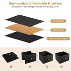Fabric Dresser Tower with Foldable Drawers – 6 or 8 Drawer Storage Organizer