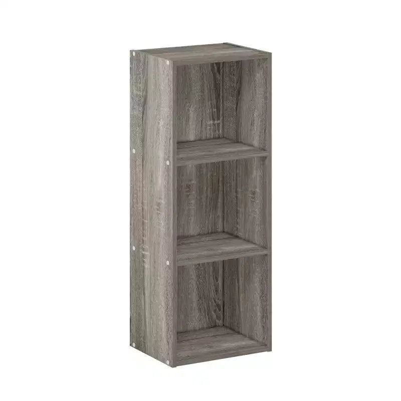 Furinno 3-Tier Easy Assembly Ultility Shelf Open Bookcase Dispaly Organizer