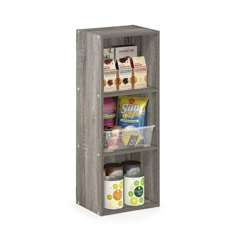 3-Tier Open Bookcase Storage Shelf Organizer