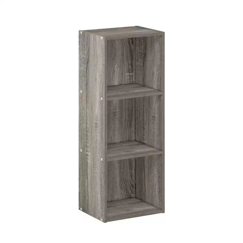 3-Tier Open Bookcase Storage Shelf Organizer