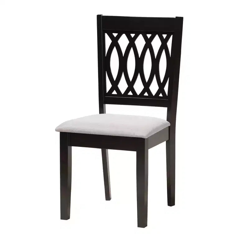 Baxton Studio Florencia Modern Fabric and Wood Dining Set