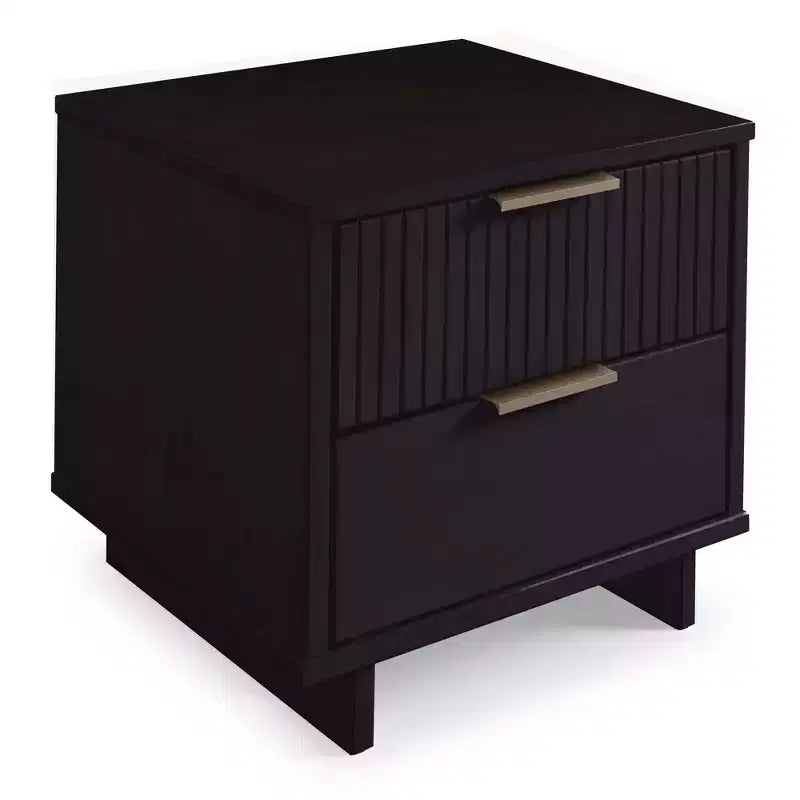Manhattan Comfort 3pc Granville Narrow Chest with Dresser and Nightstand Bedroom Set