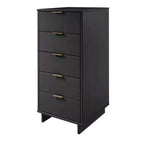 Manhattan Comfort 3pc Granville Narrow Chest with Dresser and Nightstand Bedroom Set