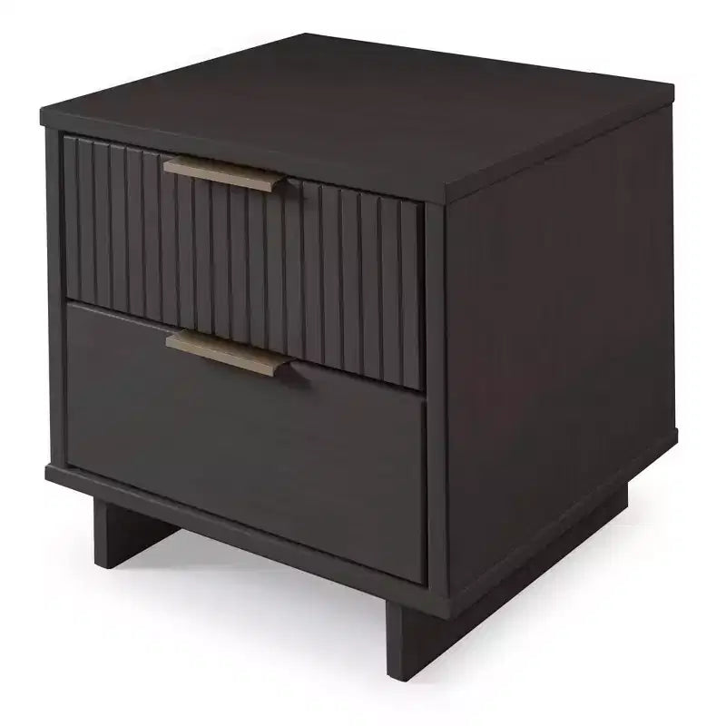 Manhattan Comfort 3pc Granville Narrow Chest with Dresser and Nightstand Bedroom Set