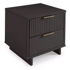 Manhattan Comfort 3pc Granville Narrow Chest with Dresser and Nightstand Bedroom Set