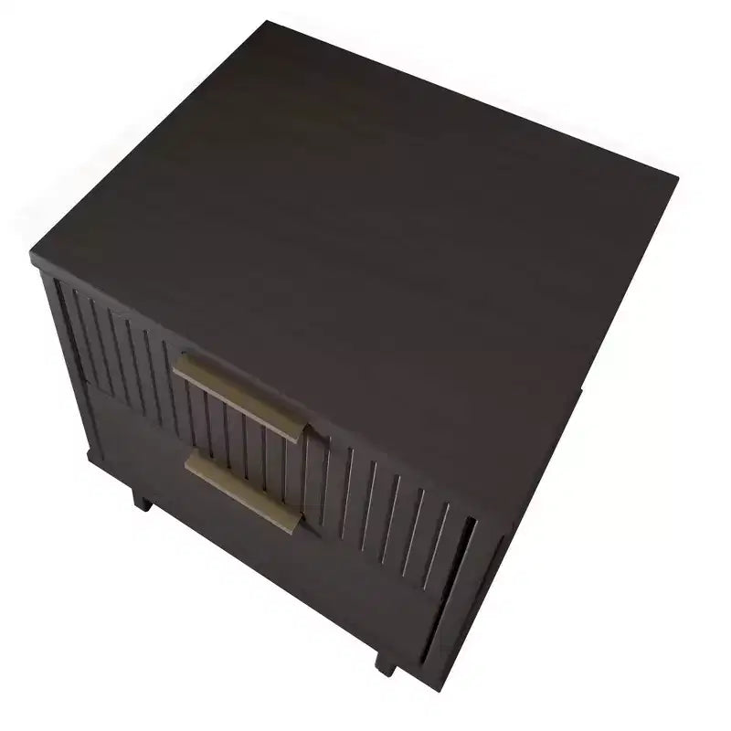 Manhattan Comfort 3pc Granville Narrow Chest with Dresser and Nightstand Bedroom Set