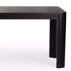 Plank+Beam 72 Modern Rounded Solid Wood Dining Table Set with 2 Benches