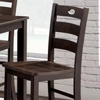HOMES: Inside + Out 5pc Danca Transitional Square Counter Height Dining Set