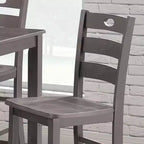 HOMES: Inside + Out 5pc Danca Transitional Square Counter Height Dining Set