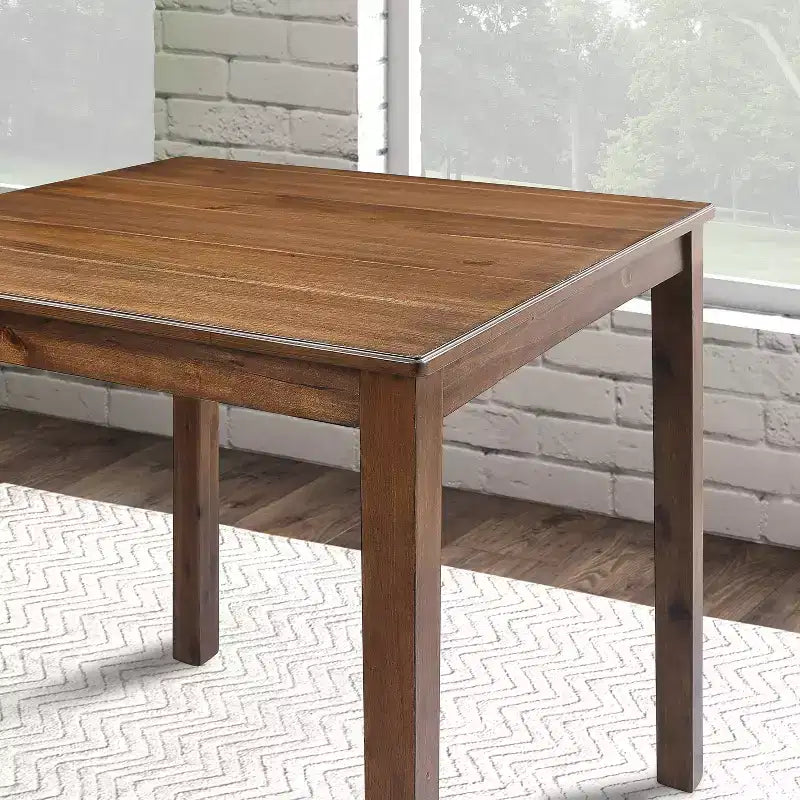 HOMES: Inside + Out 5pc Danca Transitional Square Counter Height Dining Set